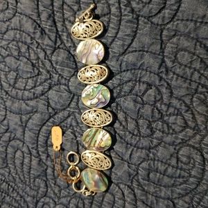 Vintage Abalone Stone Bracelet